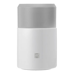 ZWILLING Thermo Food Jar w/ folding Spoon 23.6 oz. 700ml - Silver-White
