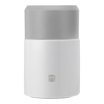 ZWILLING Thermo Food Jar w/ folding Spoon 23.6 oz. 700ml - Silver-White