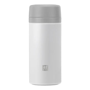 ZWILLING Thermo Tea & Fruit Infuser Bottle 14.2 oz. 420ml - Silver-White