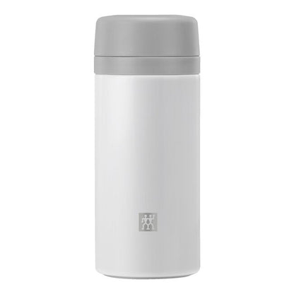 ZWILLING Thermo Tea & Fruit Infuser Bottle 14.2 oz. 420ml - Silver-White