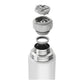 ZWILLING Thermo Bev Bottle w/ Lid/Cup, 33.8 oz/1L - Silver-White