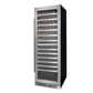 Danby Silhouette 24" 129 Bottle Dual Zone Wine Cooler with LED Lights, SPRWC140D1SS