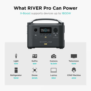 EcoFlow RIVER Pro Portable Power Station - 720Wh