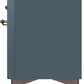 ILVE Majestic II 48" Dual Fuel Propane Gas Range in Blue Grey with Bronze Trim, UM12FDNS3BGBLP