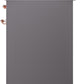 ILVE Nostalgie II 30" Induction Range with Element Stove and Electric Oven in Matte Graphite with Copper Trim, UPI304NMPMGP