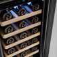 Empava 15-Inch Built-In Wine Cooler, 31-Bottle, Stainless Steel, EMPV-WC09S
