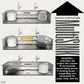 FORNO Acqua 45" Drop-In/Undermount 3 Level Workstation Sink, Custom Fit Accessories in Stainless Steel, J-WP32