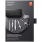 ZWILLING Beauty Premium 6-pc Black Leather Case Black Set