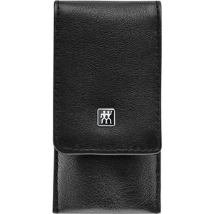 ZWILLING Beauty Premium 4-pc Leather Case Black Set