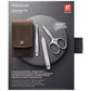 ZWILLING Beauty Premium 4-pc Brown Leather Case Set