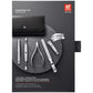ZWILLING Beauty Classic 6-pc Black Leather Case Set