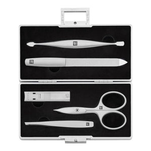 ZWILLING Beauty Premium 5-pc Alu Case With Black Velvet Inlay