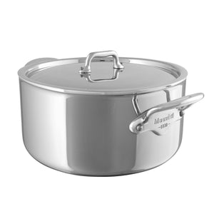 Mauviel 1830 M'URBAN 4 Tri-Ply Stewpan With Lid, Cast Stainless Steel Handles
