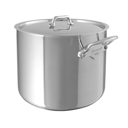 Mauviel 1830 M'URBAN 4 Tri-Ply Stockpot With Lid, Cast Stainless Steel Handles, 6.2-Qt