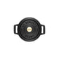 Staub Cast Iron 0.25-qt Mini Round Dutch Oven - Black