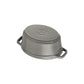 Staub Cast Iron 1-qt Pig Dutch Oven - Graphite Grey