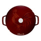 Staub Cast Iron 3.75-qt Essential French Oven Rooster Lid - Grenadine