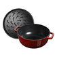 Staub Cast Iron 3.75-qt Essential French Oven Rooster Lid - Grenadine