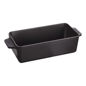 Staub Cast Iron 12.75-inch X 5.25-inch Loaf Pan NO LID - Black