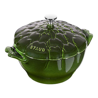 Staub Cast Iron 3-qt Artichoke Dutch Oven - Basil