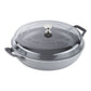 Staub Cast Iron 3.5-qt Braiser with Glass Lid - Graphite Grey