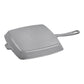 Staub Cast Iron 12-inch Square Grill Pan - Graphite Grey