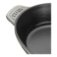 Staub Cast Iron 9-inch X 6.6-inch Oval Covered Baking Dish - Graphite Grey