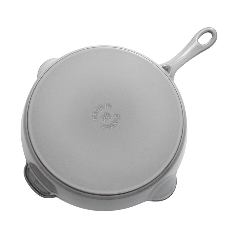 Staub 11'' Cast Iron Traditional Deep Skillet in Graphite Gray, Cast Iron - Fry Pans/ Skillets Series