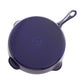 Staub 11'' Cast Iron Traditional Deep Skillet in Dark Blue,  Fry Pans/Skillets Series