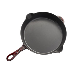 Staub 11'' Cast Iron Traditional Deep Skillet in Grenadine, Fry Pans/Skillets Series