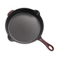 Staub 11'' Cast Iron Traditional Deep Skillet in Grenadine, Fry Pans/Skillets Series