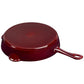 Staub 11'' Cast Iron Traditional Deep Skillet in Grenadine, Fry Pans/Skillets Series