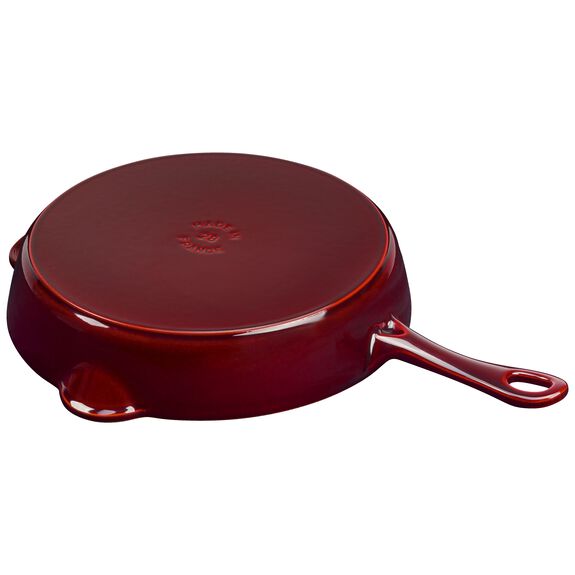 Staub Traditional Deep Skillet, 11'', Grenadine