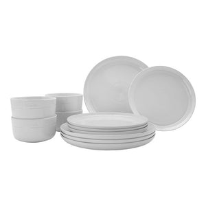 Staub Dinnerware 12-pc Dinnerware Set - White