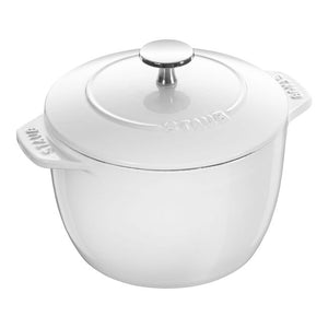 Staub Cast Iron 1.5-qt Petite French Oven - White