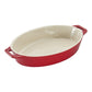 Staub Ceramic 3 Piece Baking Dish Set in Cherry Red