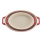 Staub Stoneware 2-pc Oval Baking Dish Set - Cherry