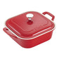 Staub Ceramic 3 Piece Baking Dish Set in Cherry Red