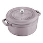 Staub 7 Qt. Cast Iron Dutch Oven in Lilac, Round Cocottes Series
