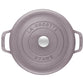 Staub 7 Qt. Cast Iron Dutch Oven in Lilac, Round Cocottes Series