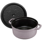 Staub 7 Qt. Cast Iron Dutch Oven in Lilac, Round Cocottes Series