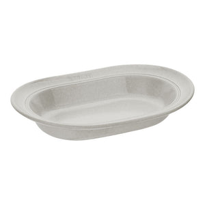 Staub Dinnerware 10-inch Oval Serving Dish - White Truffle