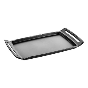 Staub Cast Iron 18.5 X 9.8-inch Double Burner Griddle / Plancha - Black