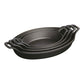 Staub Cast Iron 12.5-inch X 9-inch Oval Baking Dish - Black