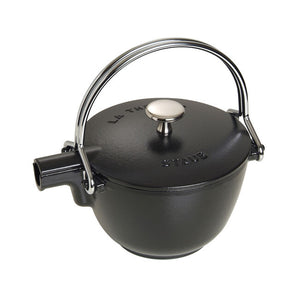 Staub Cast Iron 1-qt Round Tea Kettle - Black