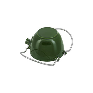 Staub Cast Iron 1-qt Round Tea Kettle - Basil