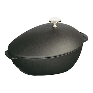 Staub Cast Iron 2-qt Mussel Pot - Black
