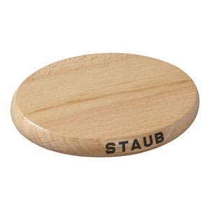 Staub Cast Iron - Accessories 6-inch Oval Magnetic Wood Trivet