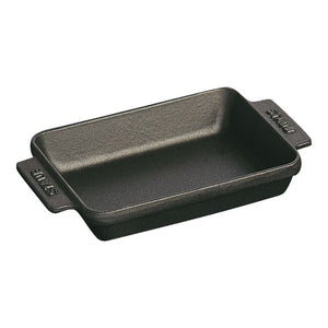 Staub Cast Iron 5.75-inch X 4 .5-inch Mini Rectangular Baker - Black