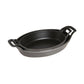Staub Cast Iron 8-inch X 5.5-inch Oval Gratin Baking Dish - Graphite Grey